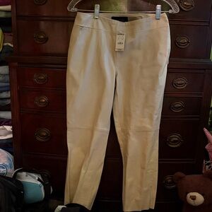 Express Women’s Leather Pants in Beige